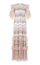 Needle & Thread Alaska Sequin Chevorn Dress