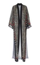 Elie Saab Mixed Print Caftan