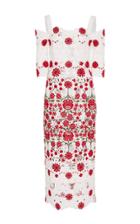 Naeem Khan Open Shoulder Cocktail Dress