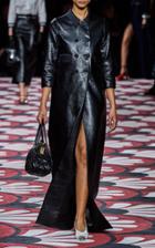 Moda Operandi Miu Miu Double Breasted Leather Coat