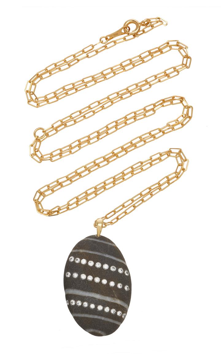 Cvc Stones Aline 18k Gold, Diamond And Stone Necklace