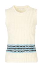 Moda Operandi Stine Goya Yarrow Striped Wool-blend Sweater Vest
