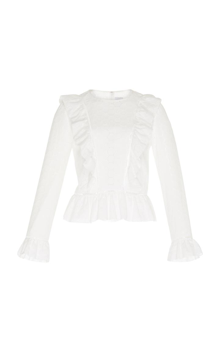 Huishan Zhang Linda Ruffle Blouse