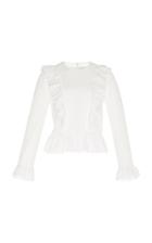 Huishan Zhang Linda Ruffle Blouse