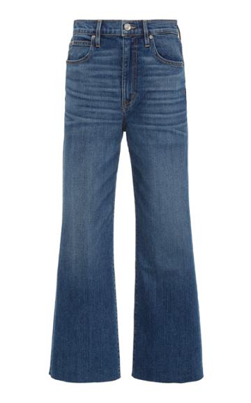 Slvrlake Denim Grace Cropped Stretch Wide-leg Jeans