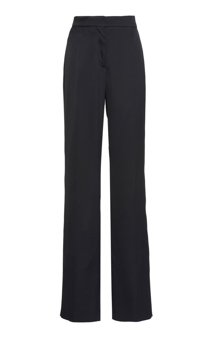 Rochas Otis Double Silk-satin Wide-leg Trousers