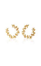 Oscar De La Renta Gold-plated Hoop Earrings