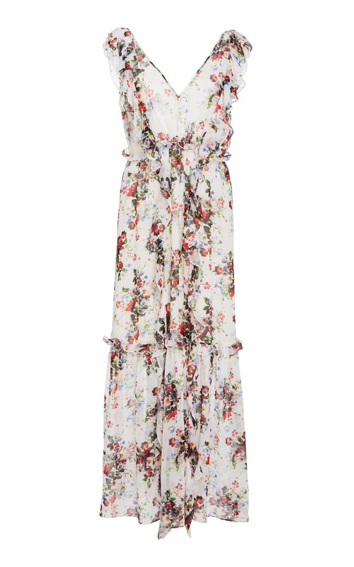 Marissa Webb Viola Floral Midi Dress