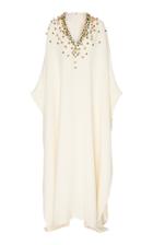 Esme Vie M'o Exclusive V Neck Metal Flower Caftan