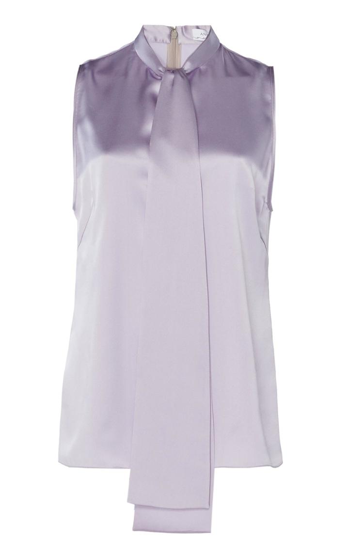 Andrew Gn Silk Sleeveless Top