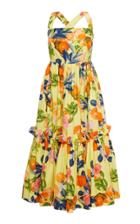 Moda Operandi Cara Cara Julia Printed Cotton-poplin Midi Dress Size: M