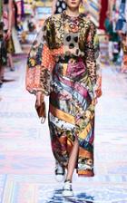 Moda Operandi Dolce & Gabbana Patchwork Brocade Maxi Skirt