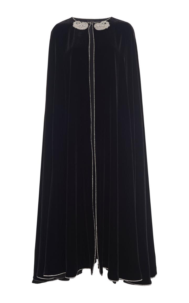 Dundas Embellished Cotton Cape