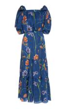 Borgo De Nor Rosa Floral-print Silk-georgette Maxi Dress