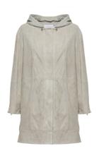 Fabiana Filippi Hooded Suede Coat