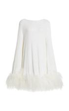 Nervi Exclusive Ines Feather-trimmed Sequined Mini Dress