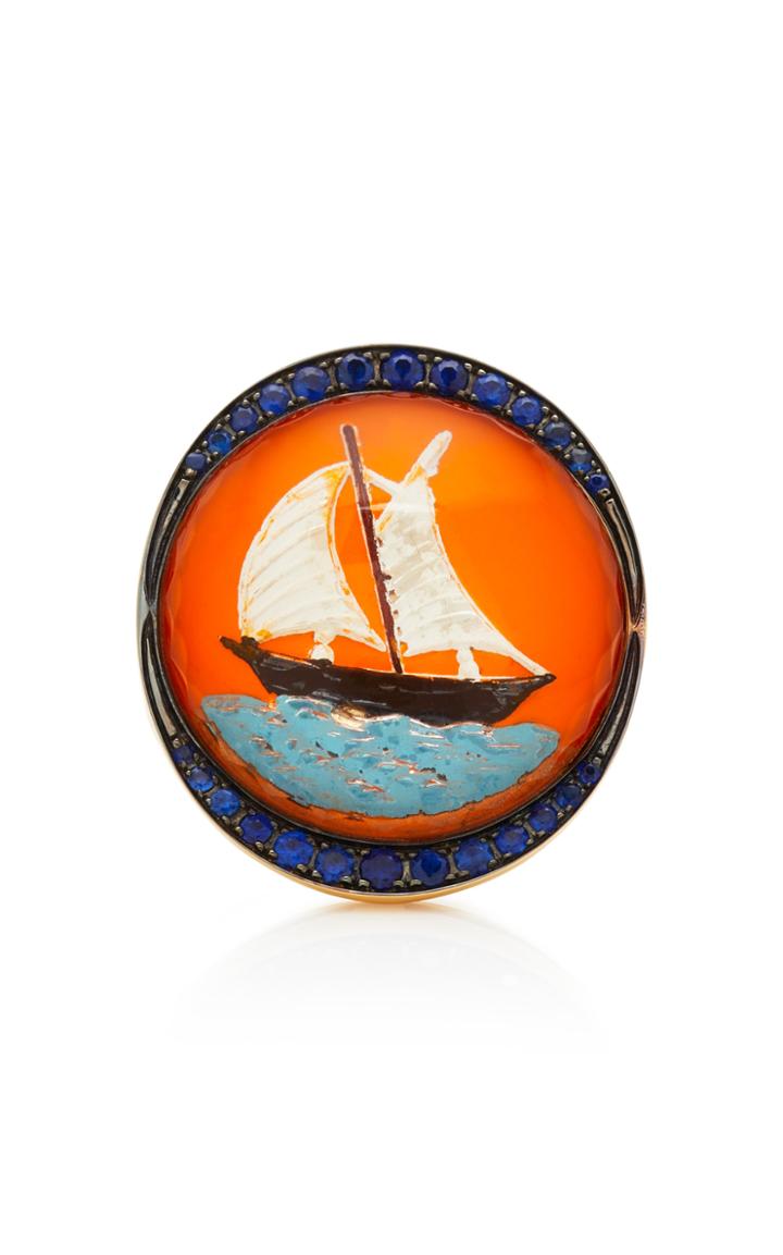 Francesca Villa One-of-a-kind Being Crystal Wind Ring