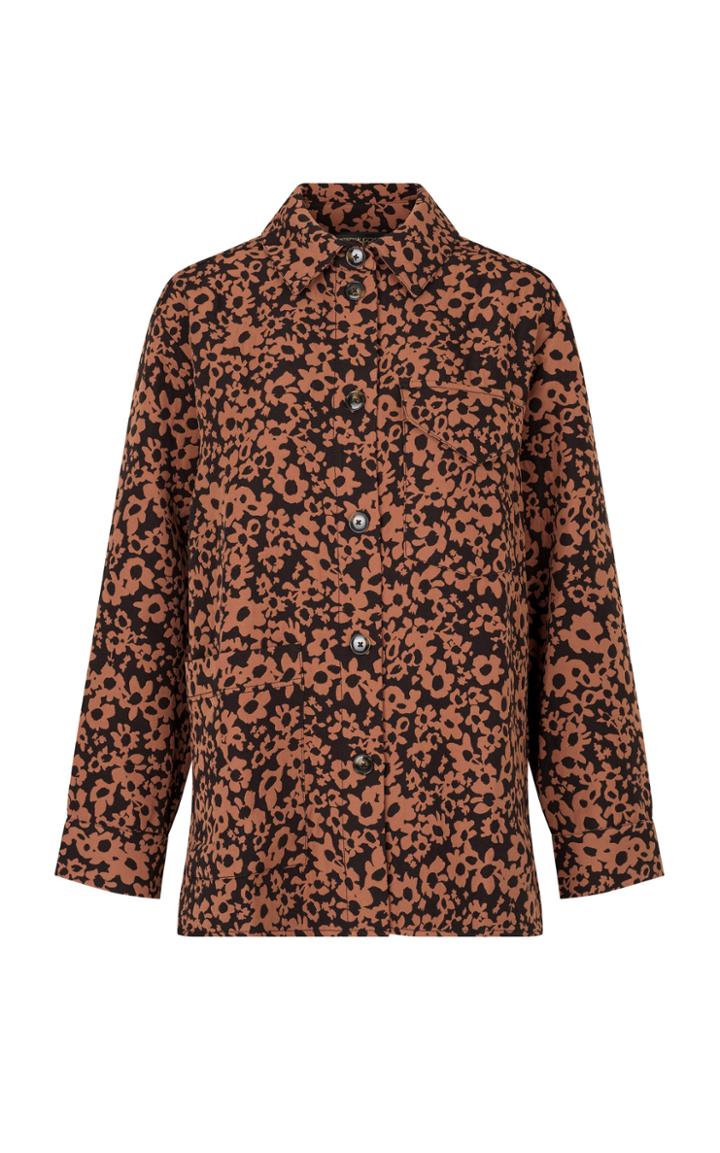 Moda Operandi Stine Goya Silvi Floral Crepe Shirt