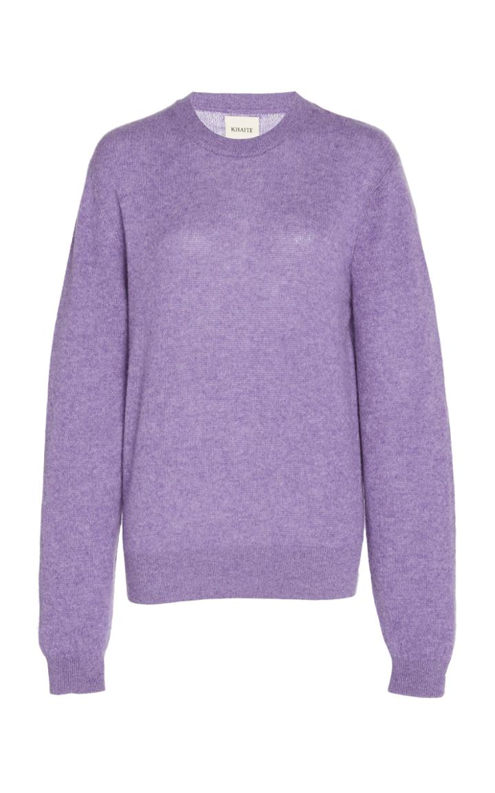 Khaite Viola Cashmere Crewneck Sweater