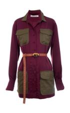 Mafalda Von Hessen Four Pocket Safari Mini Dress
