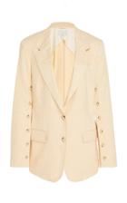 Arj Nora Open Sleeve Linen-blend Blazer
