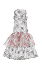 Moda Operandi Silvia Tcherassi Allerona Floral Print Cotton-silk Strapless Dress