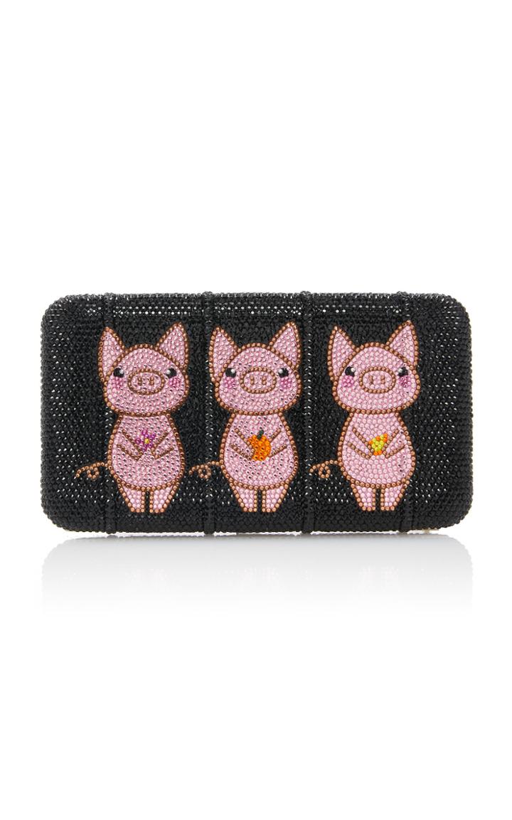 Judith Leiber Couture Three Little Piggies Clutch
