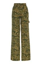 Off-white C/o Virgil Abloh Camo-printed Ripstop Straight-leg Carpenter Pants
