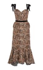 Johanna Ortiz Love Between Species Ruffle Hem Dress