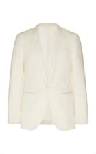 Lanvin Satin-trimmed Wool And Mohair-blend Blazer Size: 46
