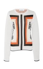Partow Frida Silk Geometric Sweater