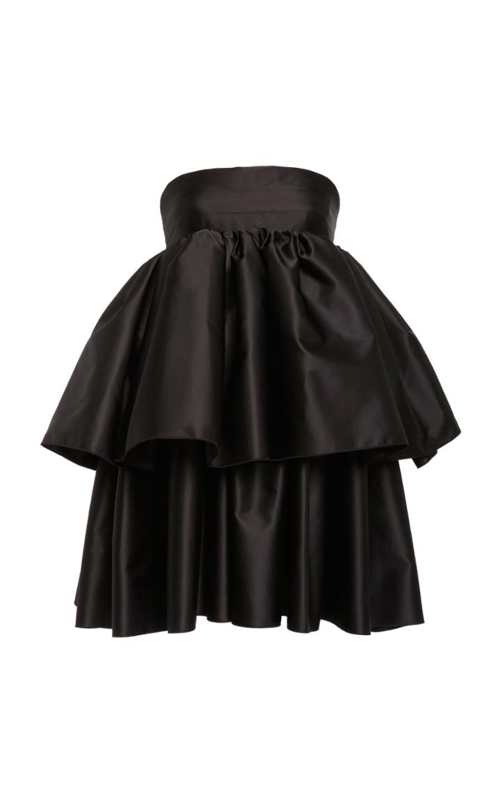 Rotate Carmina Ruffled Crepe Dress