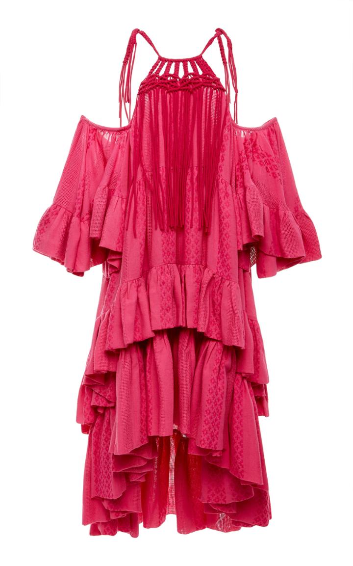 Love Binetti Too Shy Ruffle Dress