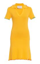 Moda Operandi Victor Glemaud Polo Collared Merino Wool Dress Size: S