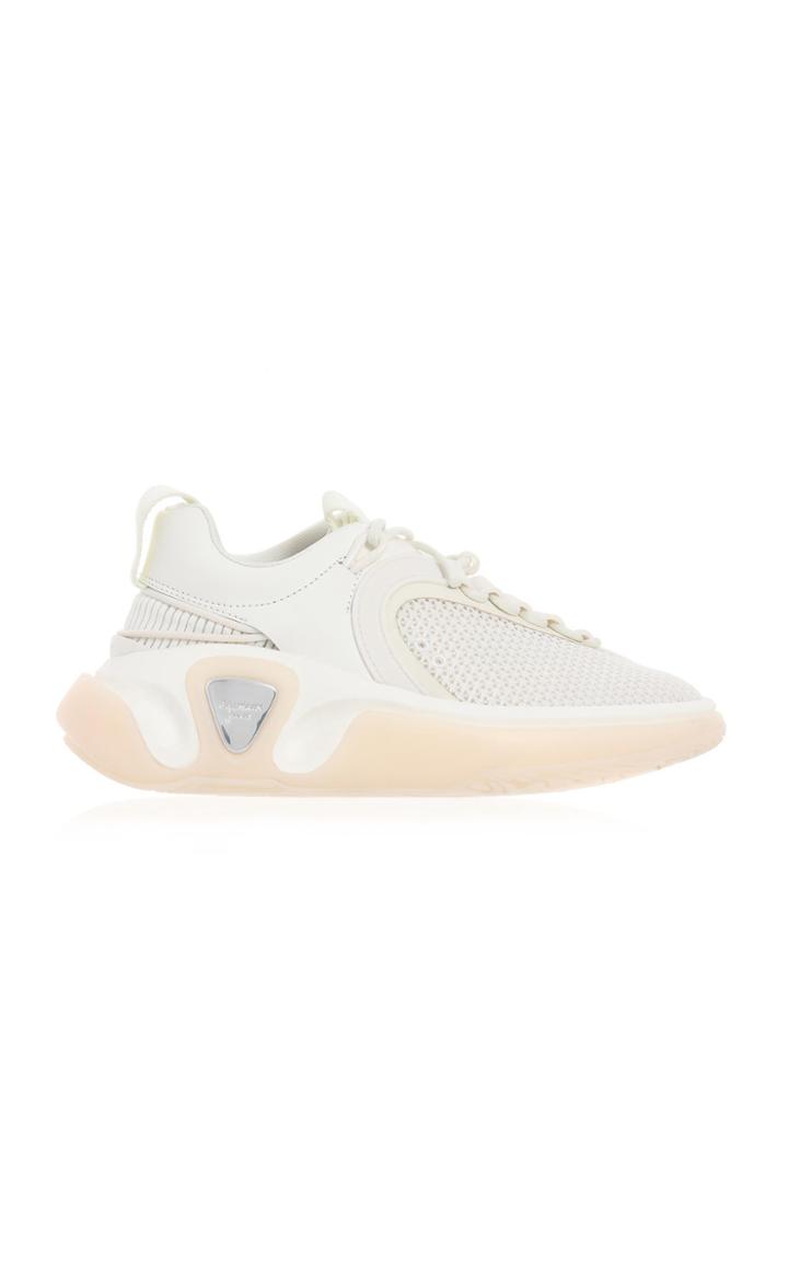 Moda Operandi Balmain B Runner Mesh Leather Sneakers