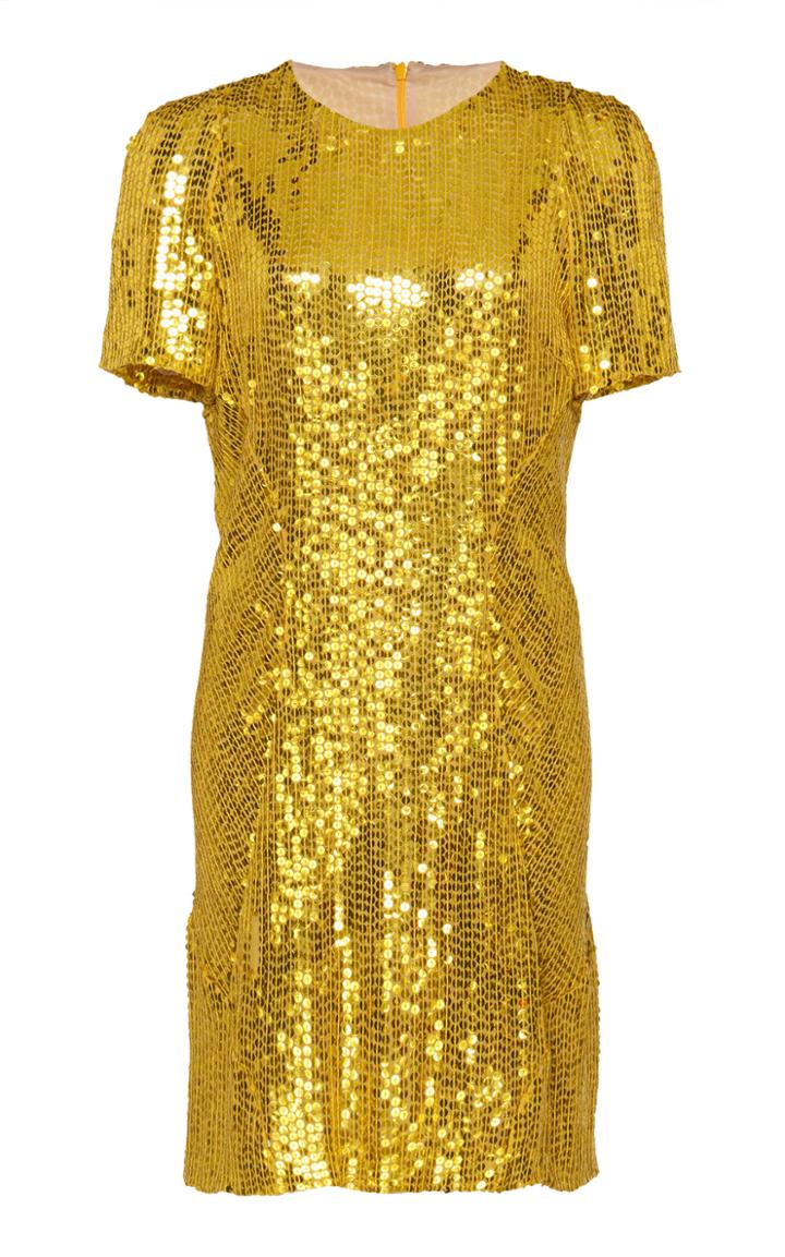 Galvan Clara Sequin Mini Dress