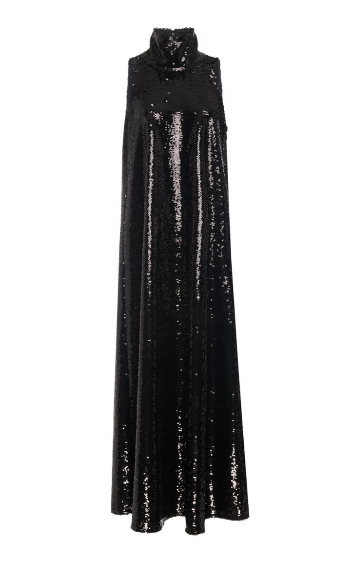 Co Sleeveless Sequin Maxi Dress