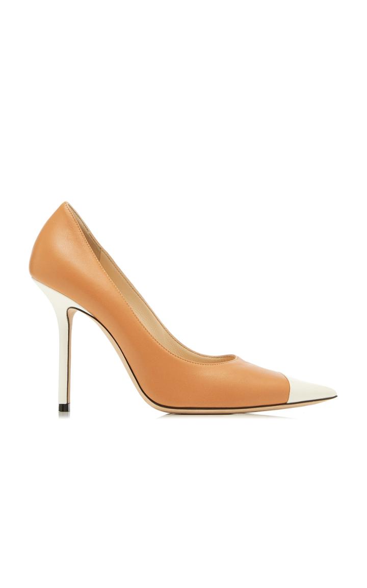 Jimmy Choo Love Two-tone Leather Pumps