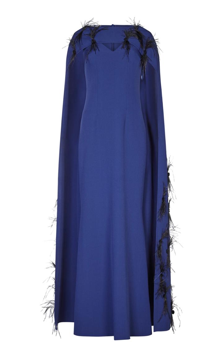 Safiyaa Feather Embroidered Lorena Dress