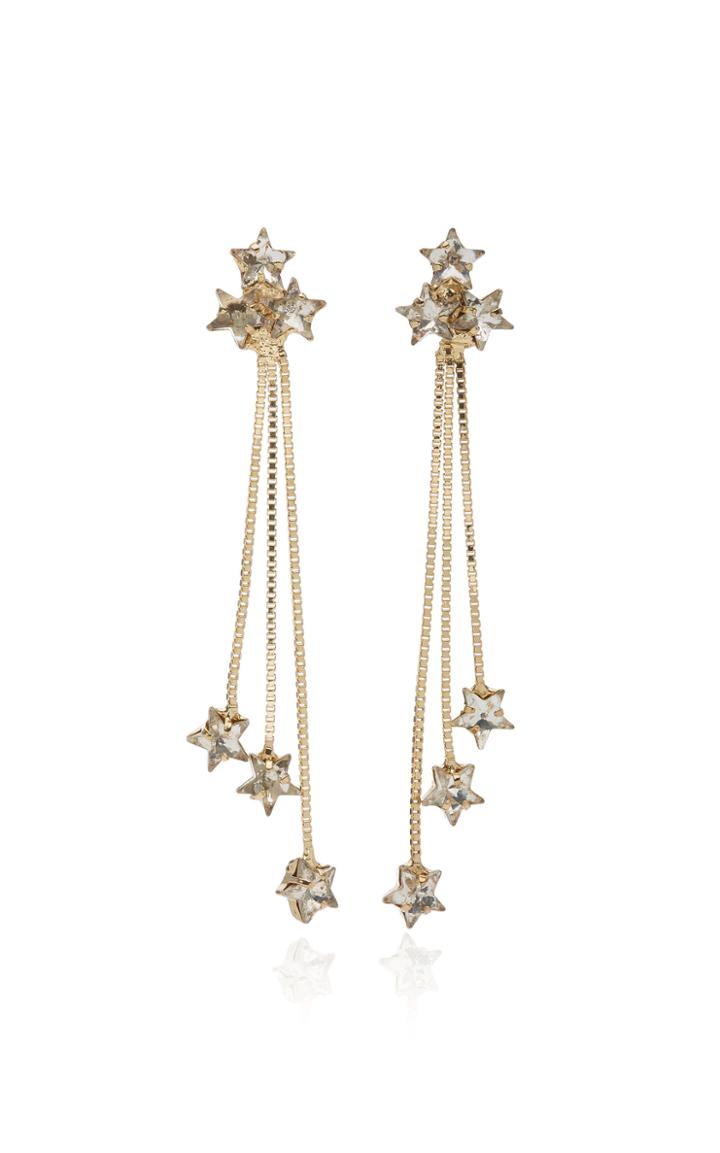 Rosantica Milky Way Gold-tone Crystal Earrings