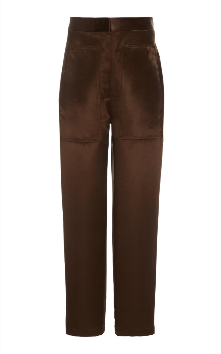 Tibi Satin Cargo Pant