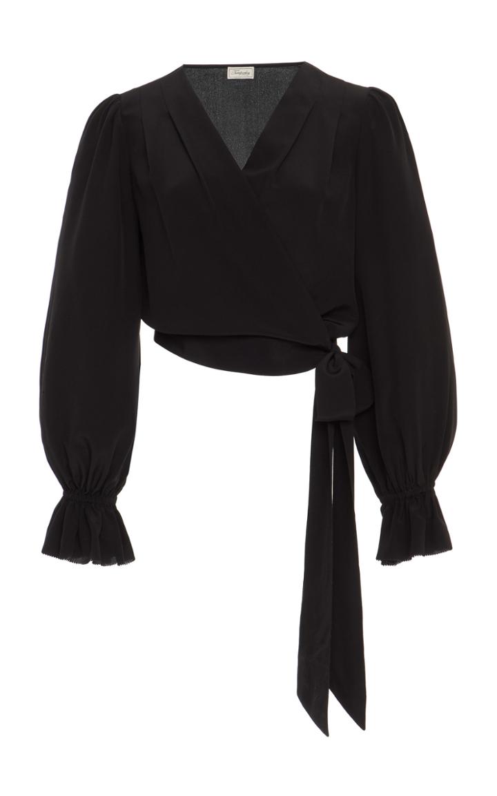 Temperley London Eden Wrap Blouse