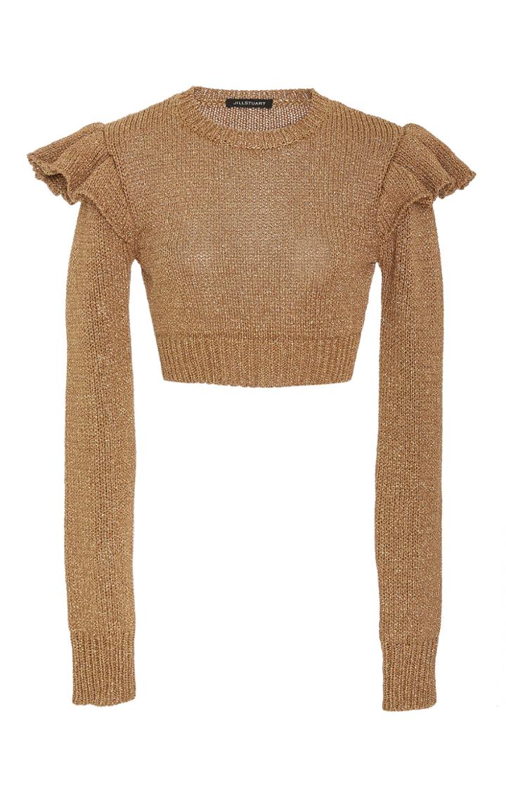 Jill Stuart Baylee Knit Crop Top