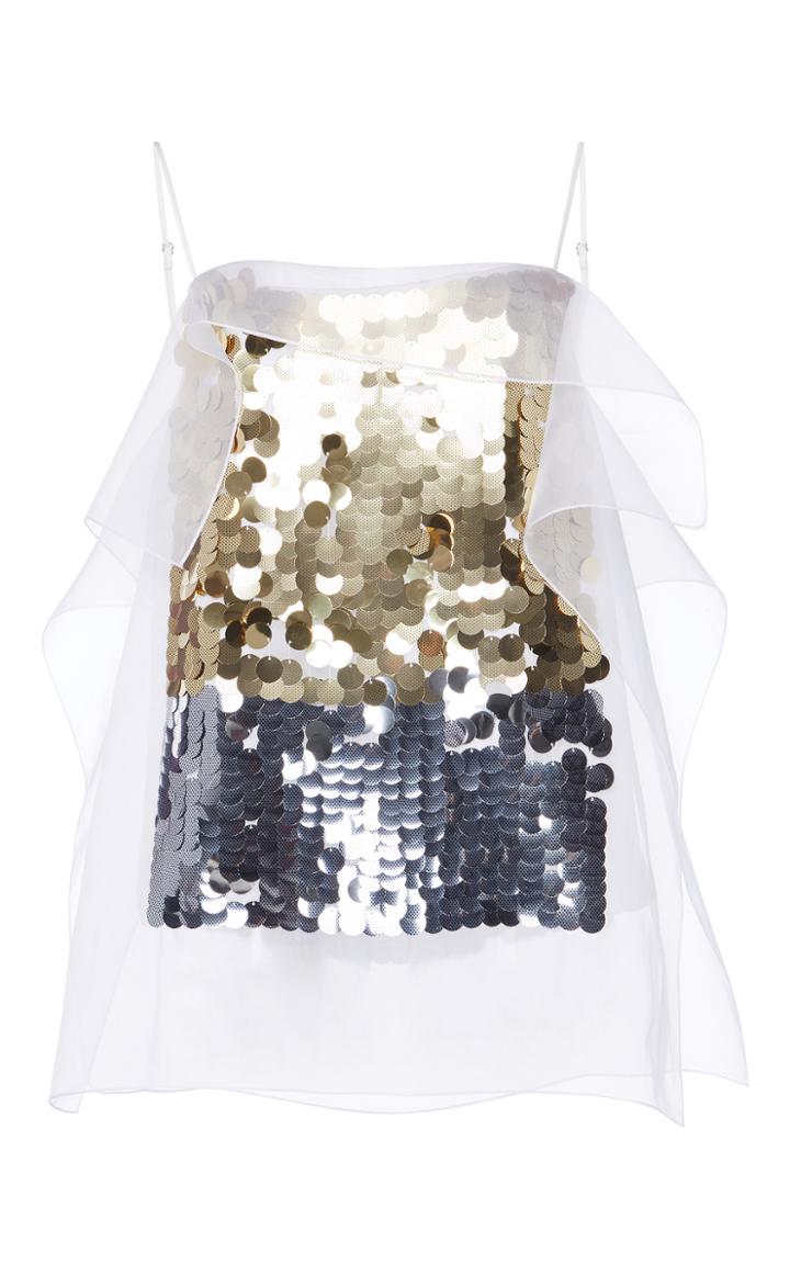 Christopher Kane Long Sequin Top