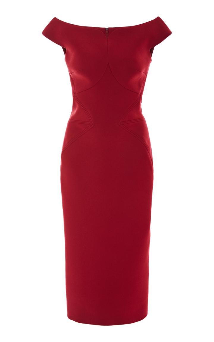 Zac Posen Column Cocktail Dress