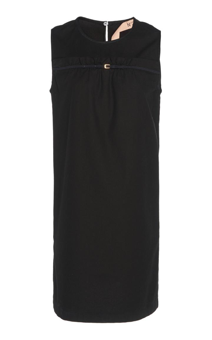 N 21 N&deg;21 Alba Sleeveless Cotton Canvas Dress