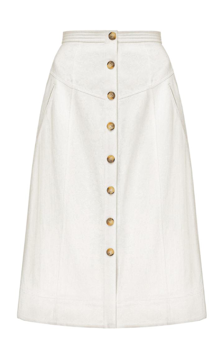 Moda Operandi Anna October Nadenka High-rise Cotton Skirt
