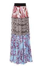 Johanna Ortiz M'o Exclusive People Of Africa Silk Double Georgette Skirt