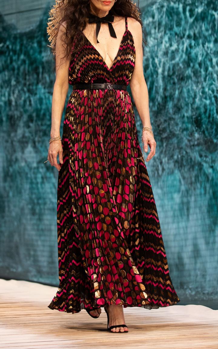 Moda Operandi Ralph & Russo Pleated Chiffon Gown