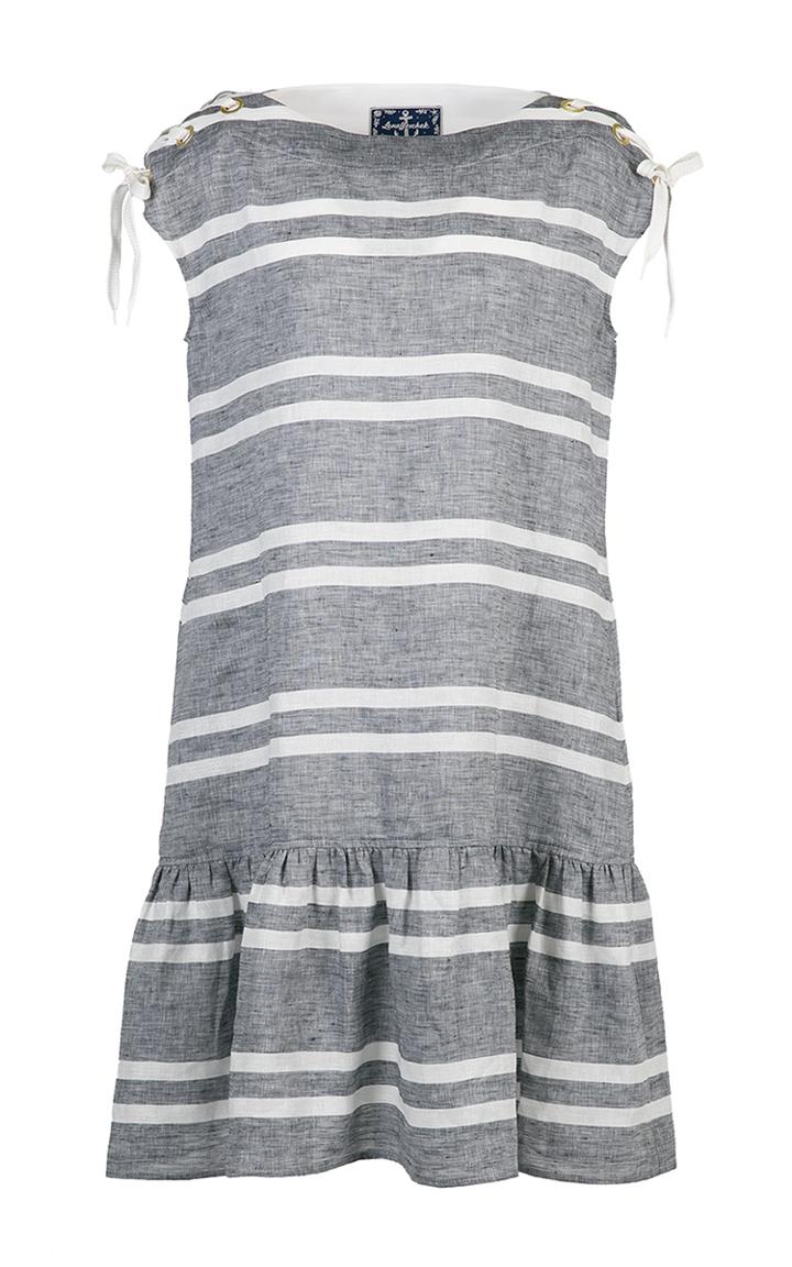 Lena Hoschek Sleeveless Striped Bounty Dress